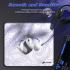 ATTACK SHARK CM02 eSport Gaming Mousepad White Contour 450 × 400 × 4 mm